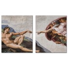 Kit Quadros Decorativos A Criação De Adão