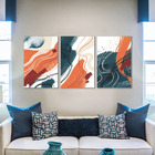 Kit Quadros Decorativos Abstrato