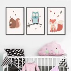 Kit Quadros Decorativos Animais Infantil M7