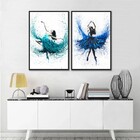 Kit Quadros Decorativos Bailarina