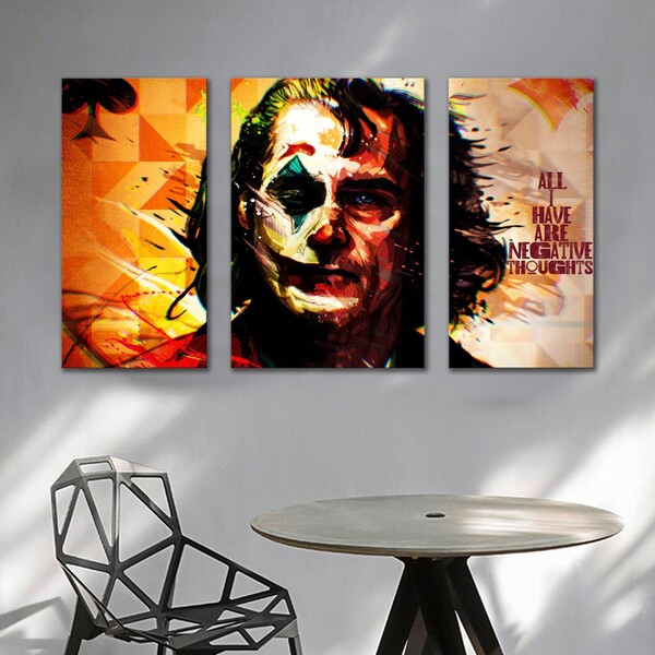 Kit Quadros Decorativos Coringa