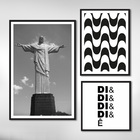 Kit Quadros Decorativos Cristo Rio De Janeiro