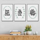 Kit Quadros Decorativos Frases Motivacionais