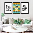 Kit Quadros Decorativos Frases Motivacionais M2