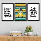 Kit Quadros Decorativos Frases Motivacionais M2