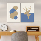 Kit Quadros Decorativos Geometricos Alce