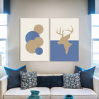 Kit Quadros Decorativos Geometricos Alce