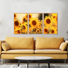 Kit Quadros Decorativos Girassol