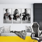 Kit Quadros Decorativos Heróis Dc