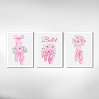 Kit Quadros Decorativos Infantil Bale