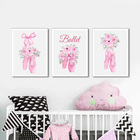 Kit Quadros Decorativos Infantil Bale