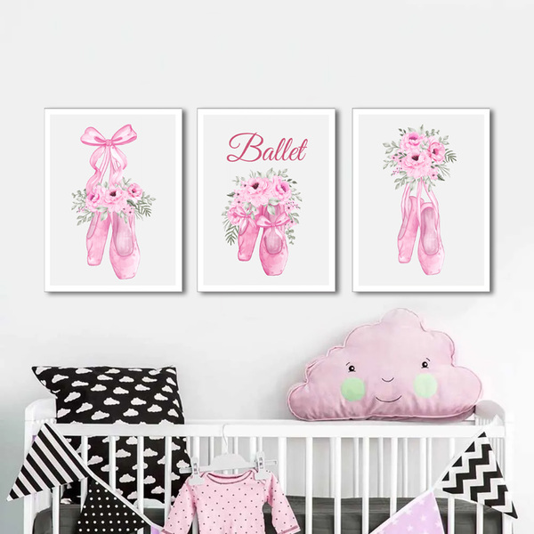 Kit Quadros Decorativos Infantil Bale
