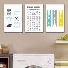 Kit Quadros Decorativos Lavanderia
