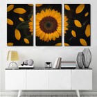 Kit Quadros Decorativos Lindo Girassol