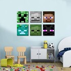 Kit Quadros Decorativos Minecraft Mobs
