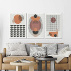 Kit Quadros Decorativos Minimalista Boho