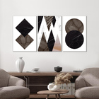 Kit Quadros Decorativos Minimalista Terroso