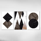 Kit Quadros Decorativos Minimalista Terroso