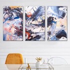 Kit Quadros Decorativos Moderno Abstrato