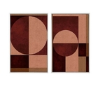 Kit Quadros Decorativos Moldura Branca - Mart Collection