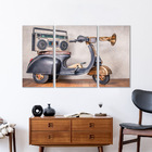 Kit Quadros Decorativos Moto Vintage