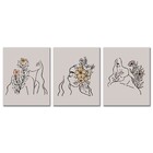 Kit Quadros Decorativos Mulheres Minimalistas