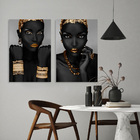 Kit Quadros Decorativos Nrega Dourada