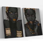 Kit Quadros Decorativos Nrega Dourada