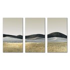 Kit Quadros Decorativos Paisagem Minimalista Campo