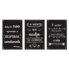 Kit Quadros Decorativos Pilates