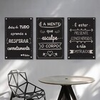 Kit Quadros Decorativos Pilates