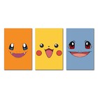Kit Quadros Decorativos Pokemon