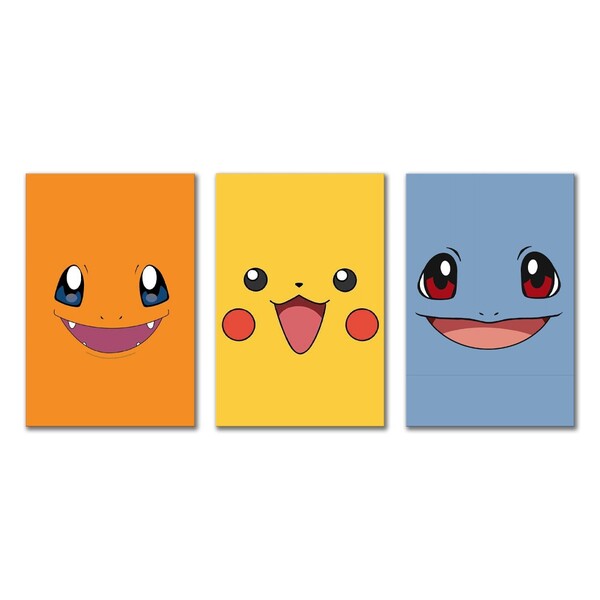 Kit Quadros Decorativos Pokemon