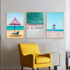 Kit Quadros Decorativos Praia Rose