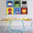 Kit Quadros Decorativos Super Herói Baby Marvel Infantil