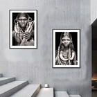 Kit Quadros Decorativos Tribo Africana