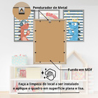 Kit Quadros Infantil Dinossauro Kids 20x30 3 Peças - Moldura