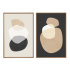 Kit Quadros Mart Moldura Branca