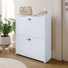 Kit Quarto 2 Mesas Cabeceira Pés Palito Retrô Sapateira Puxad