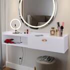 Kit Quarto 2 Mesas Cabeceira Retrô Pés Palito Penteadeira Sus