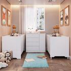 Kit Quarto Bebê Infantil Gêmeos Irmãos Conjunto Completo 2 Be