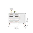 Kit Quarto De Bebe Com Nicho Decorativo Munique Branco