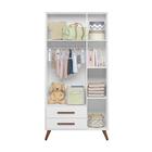 Kit Quarto De Bebe Retro Genova Branco Com Colchao