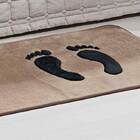 Kit Quarto Guga Tapetes 2 Pçs  Base Antiderrapante Pegada Cas