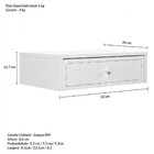 Kit Quarto Mesa De Cabeceira E Penteadeira Suspensa 50cm Stra