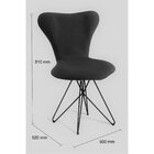 Kit Quatro Cadeiras Jacobsen Butterfly Daf Mobiliário Amarelo