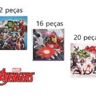 Kit Quebra-cabeça Progressivo 3 Fases - Vingadores / Avengers
