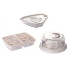 Kit Queijeira, Porta Frios E Porta Filtro Café Com Tampa Plás