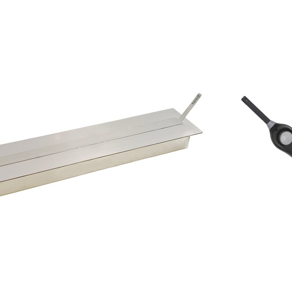 Kit Queimador Lareira Ecológica OQ 65 / 65 cm E Acendedor