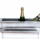 Kit Queimador Para Lareira 70cm E Champanheira/porta Bebidas